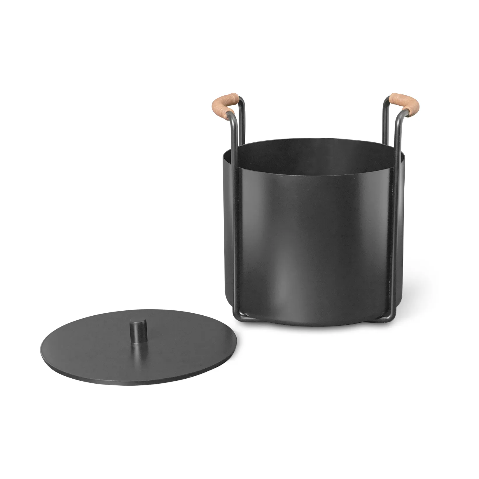 Port Aschen- und Streichholzeimer, Black Ferm Living