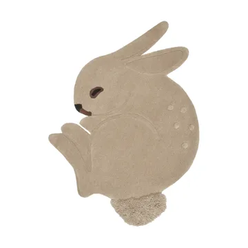 Rabbit getufteter Teppich - Kaschmir, 88x120 cm - Ferm Living