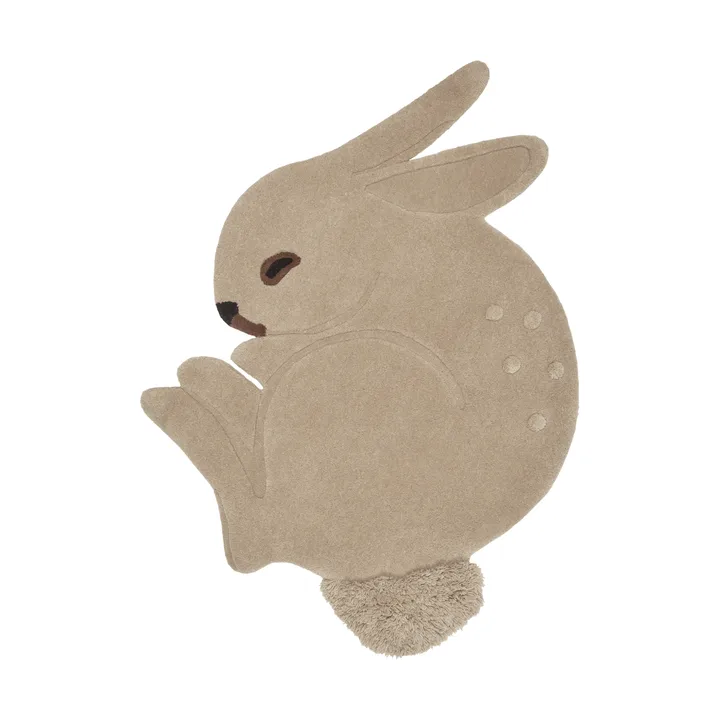 Rabbit getufteter Teppich - Kaschmir, 88x120 cm - Ferm Living