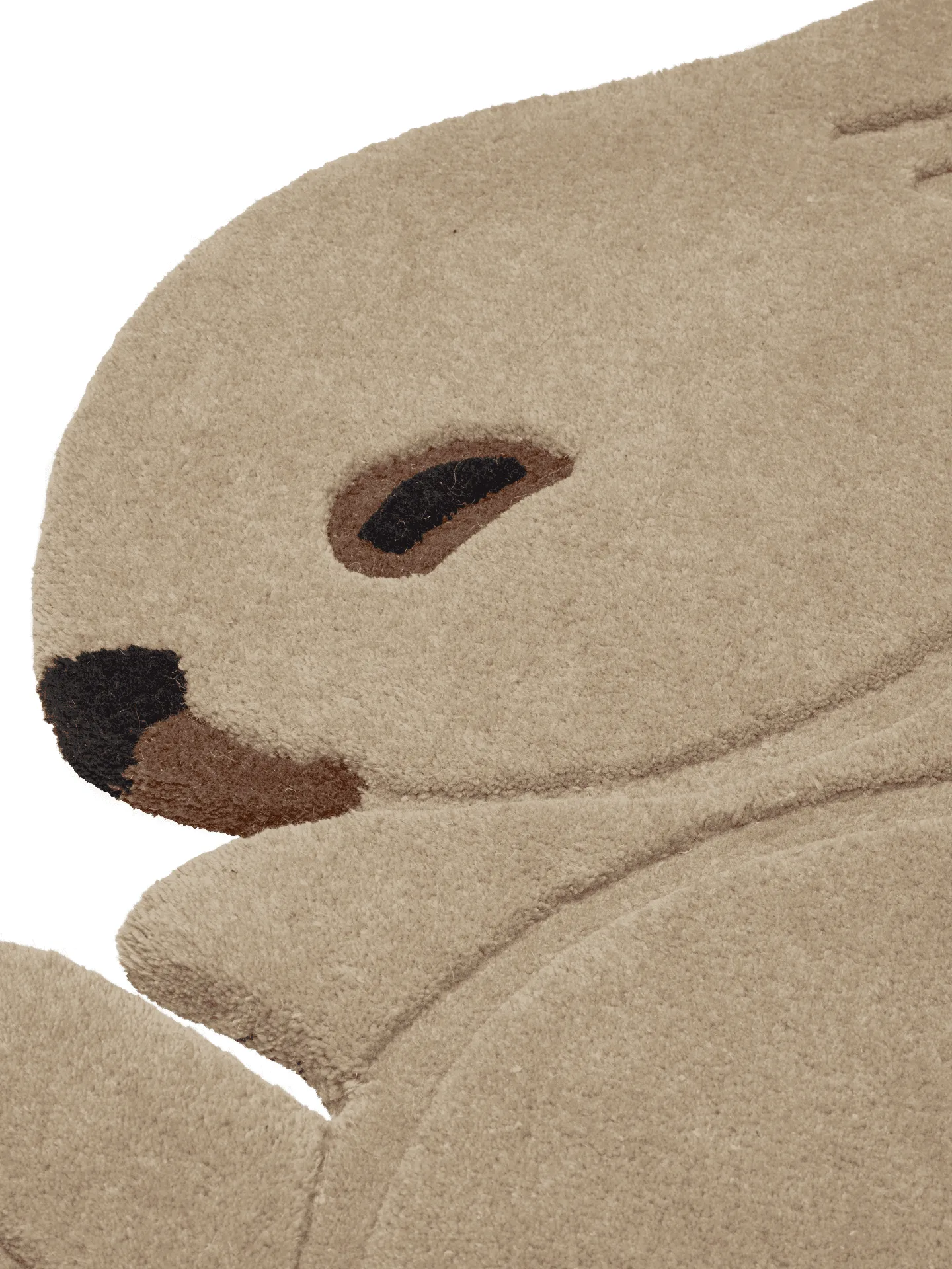 Rabbit getufteter Teppich, Kaschmir, 88x120 cm Ferm Living