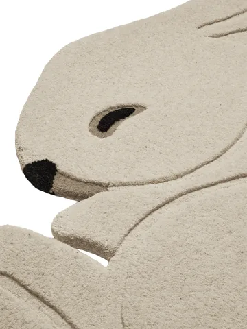 Rabbit getufteter Teppich - Off-white, 88x120 cm - Ferm Living