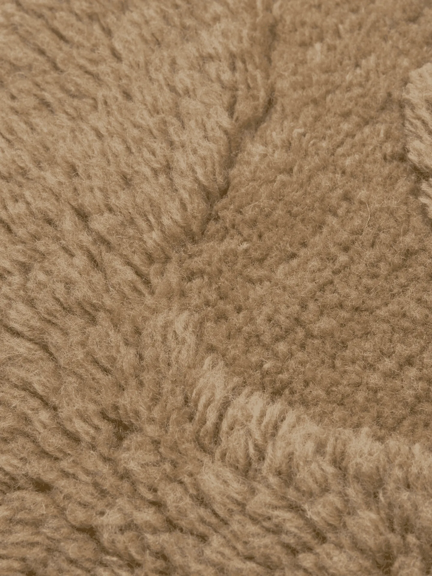Rime getuftetes Kissen, Braun, 50x50 cm Ferm Living