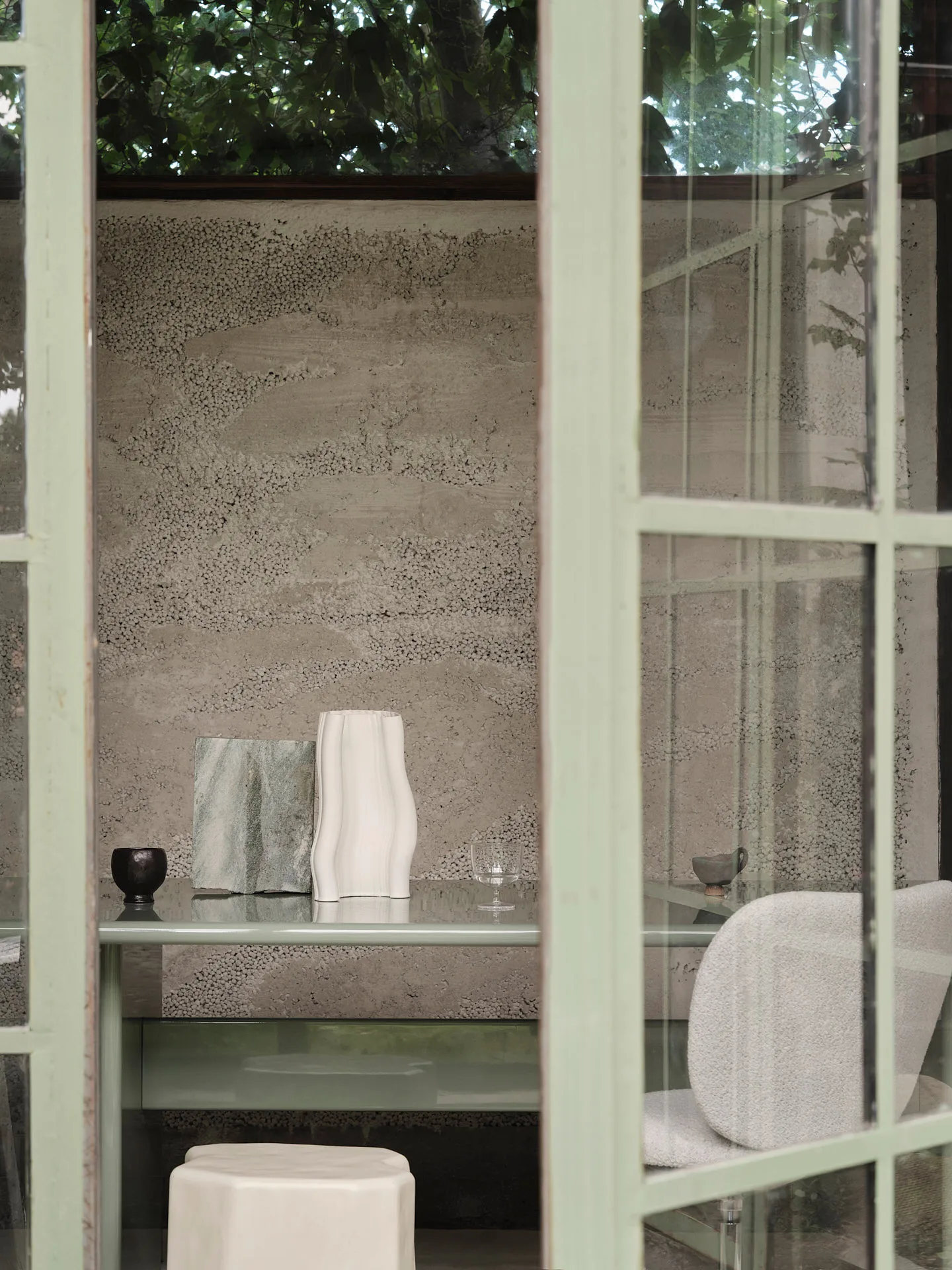 Rink Esstisch large 240 x 90 x 74cm, Tea green Ferm Living