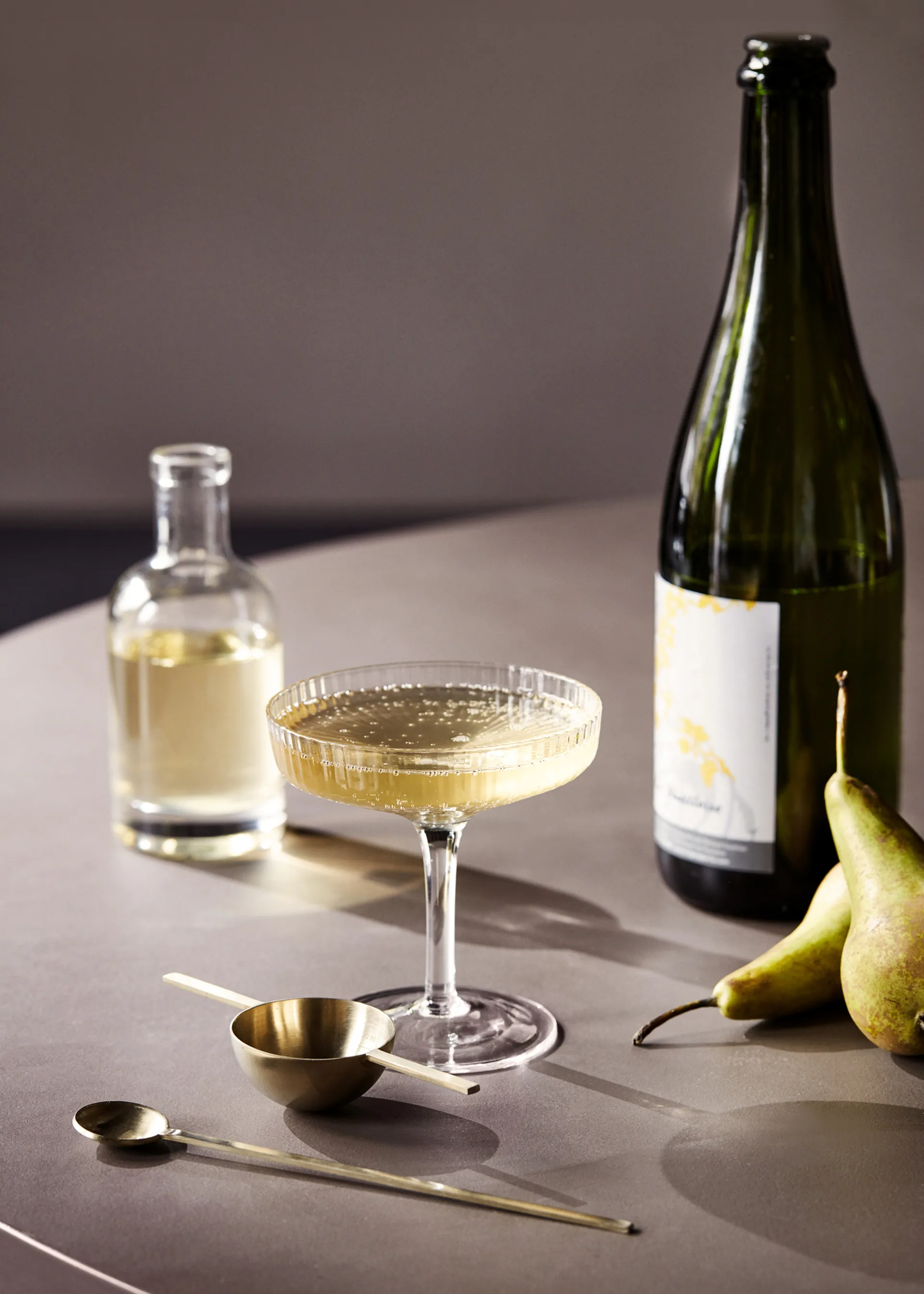Ripple Champagnerglas 2er Pack, Klar Ferm Living
