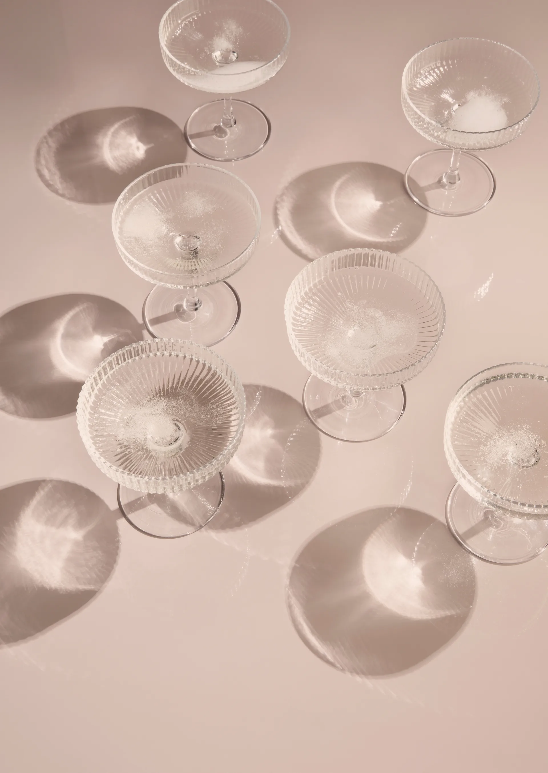 Ripple Champagnerglas 2er Pack, Klar Ferm Living