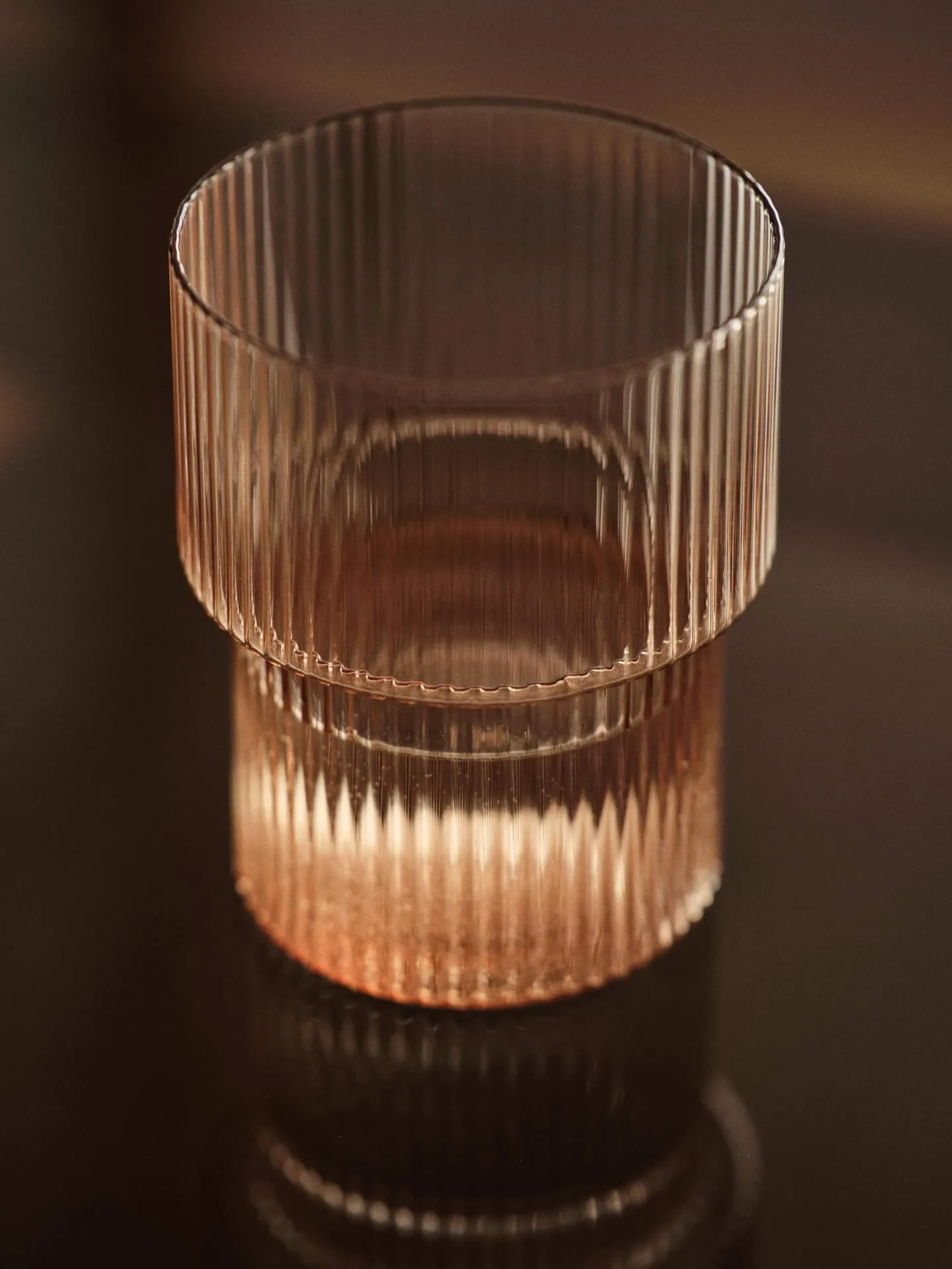 Ripple Glas 4er Pack, Blush Ferm Living