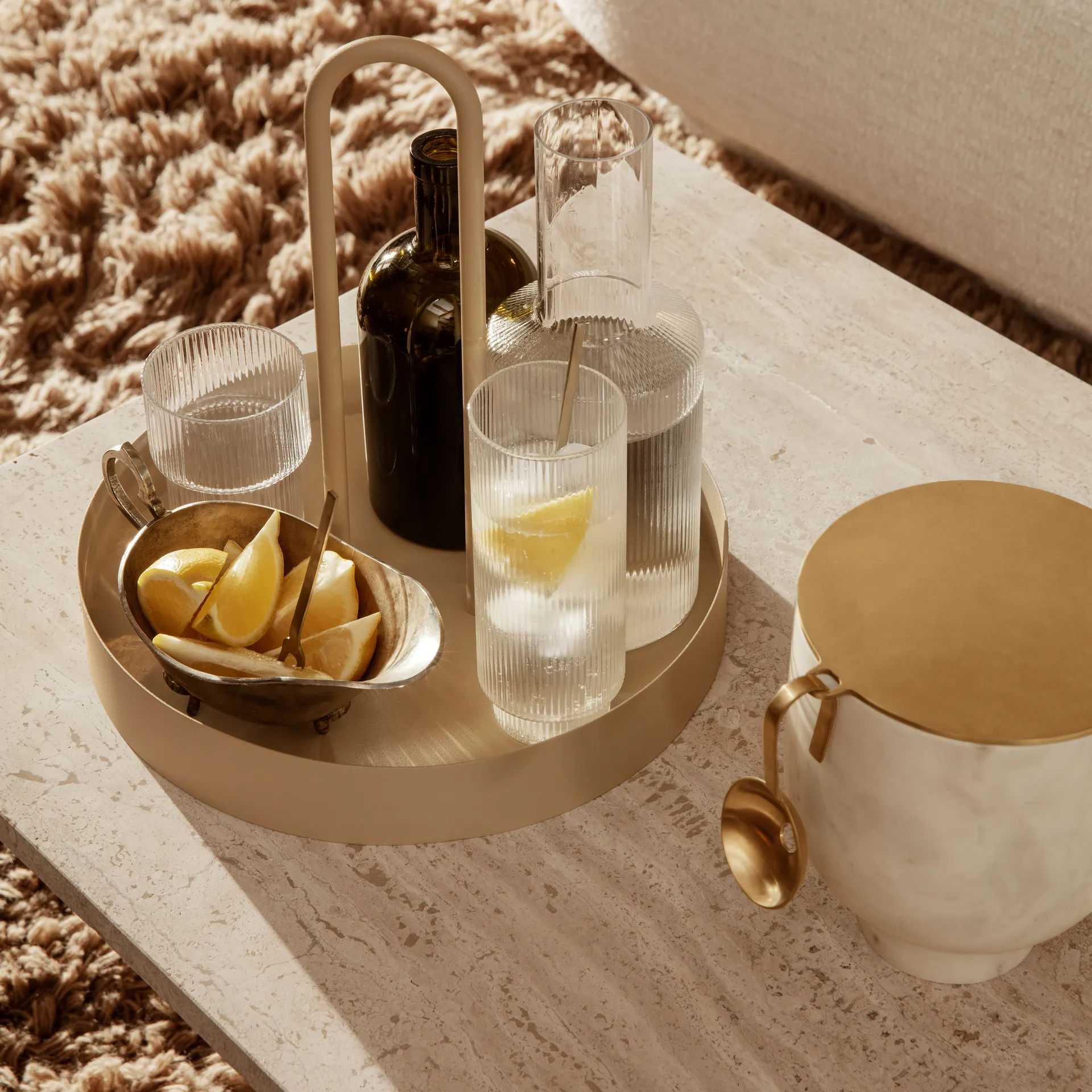 Ripple Glas 4er Pack, Klar Ferm Living
