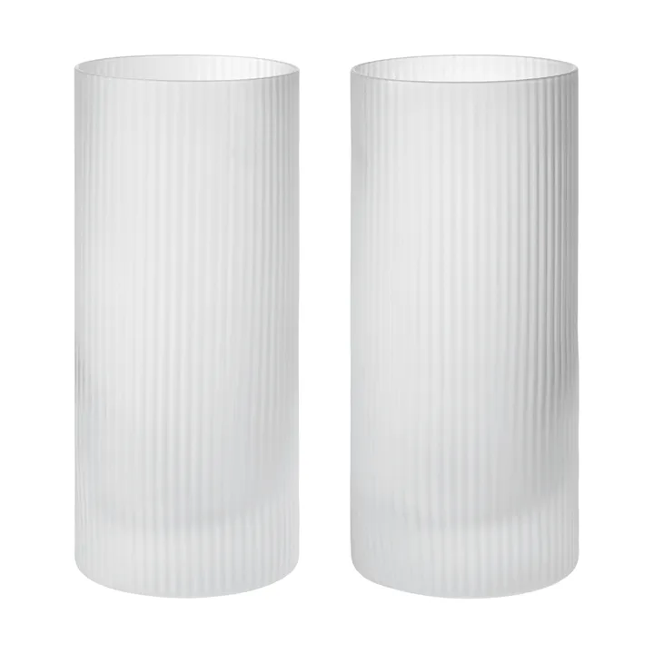 Ripple Highball-Gläser 48 cl 2-teilig - Clear - Ferm Living