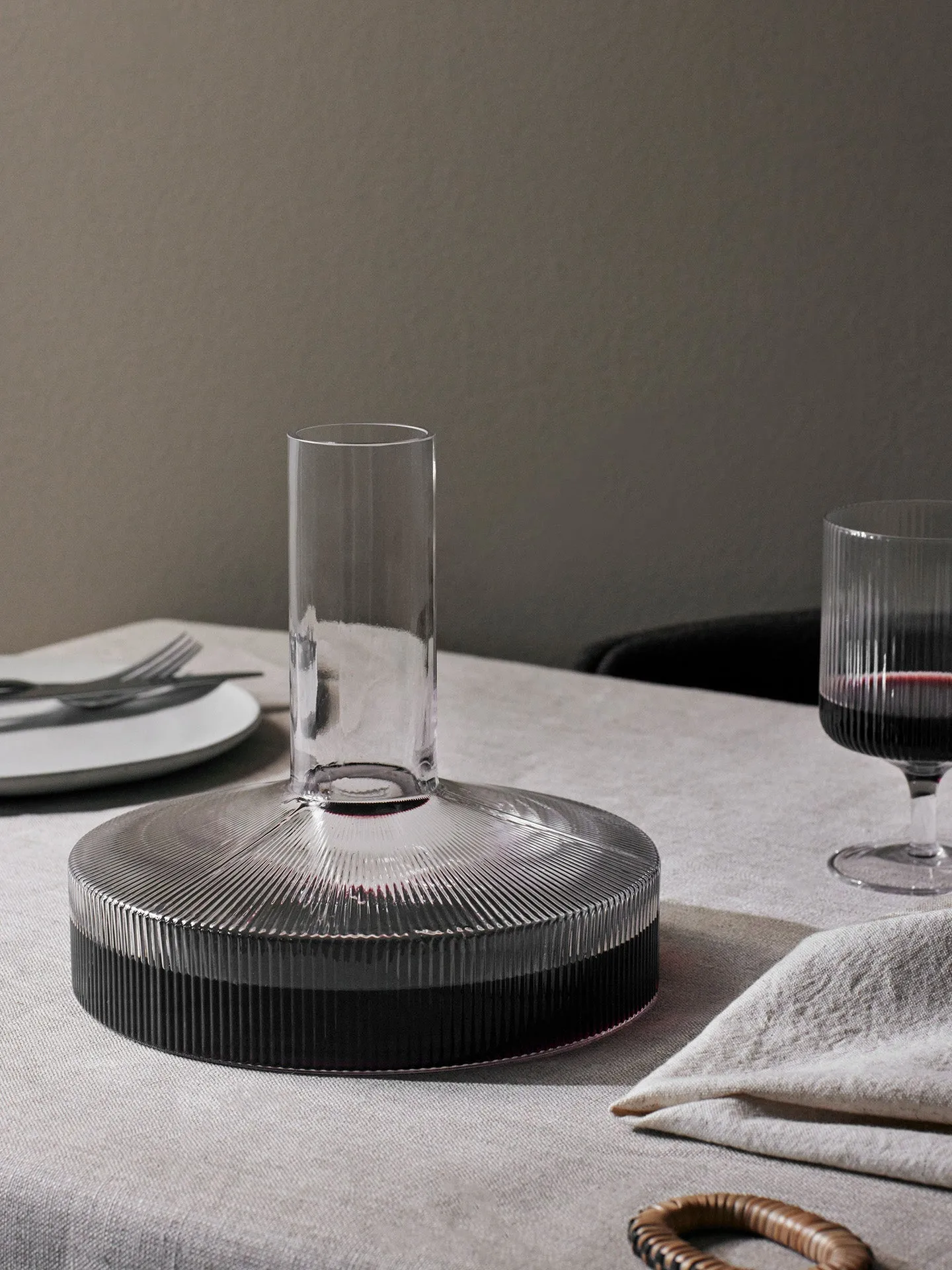 Ripple Karaffe und Glas 17 Teile - Klar,  Ferm Living