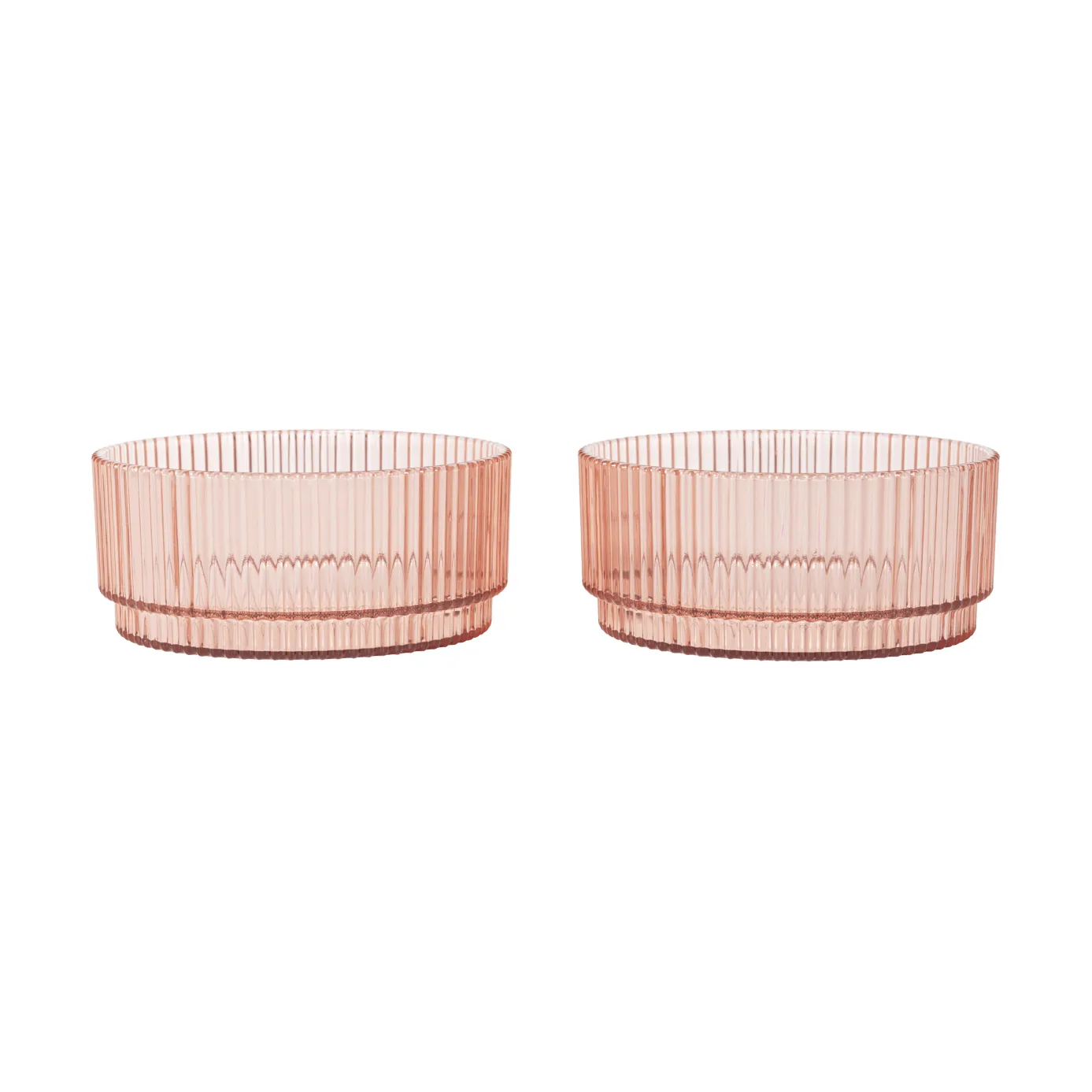 Ripple kids Schüssel, Blush, 2-teilig Ferm Living