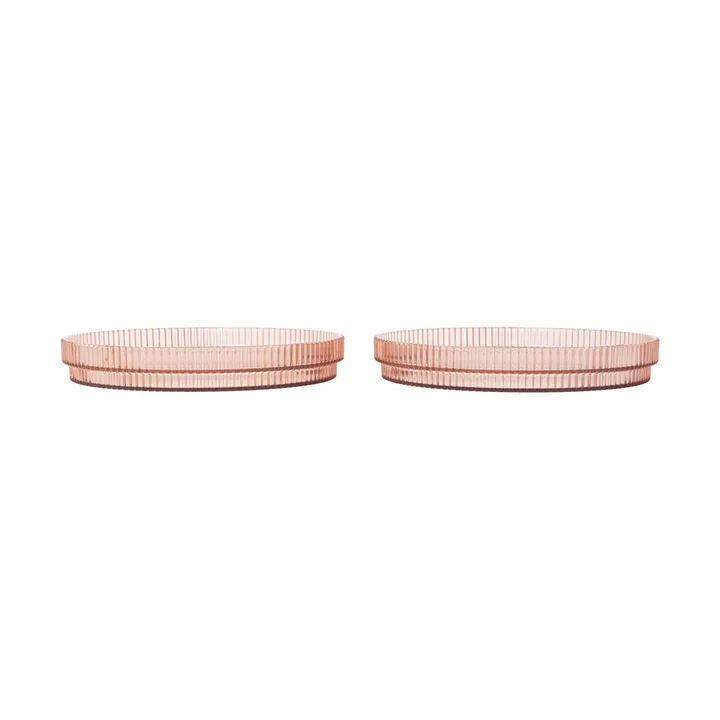 Ripple Kids Teller - Blush, 2-teilig - Ferm Living