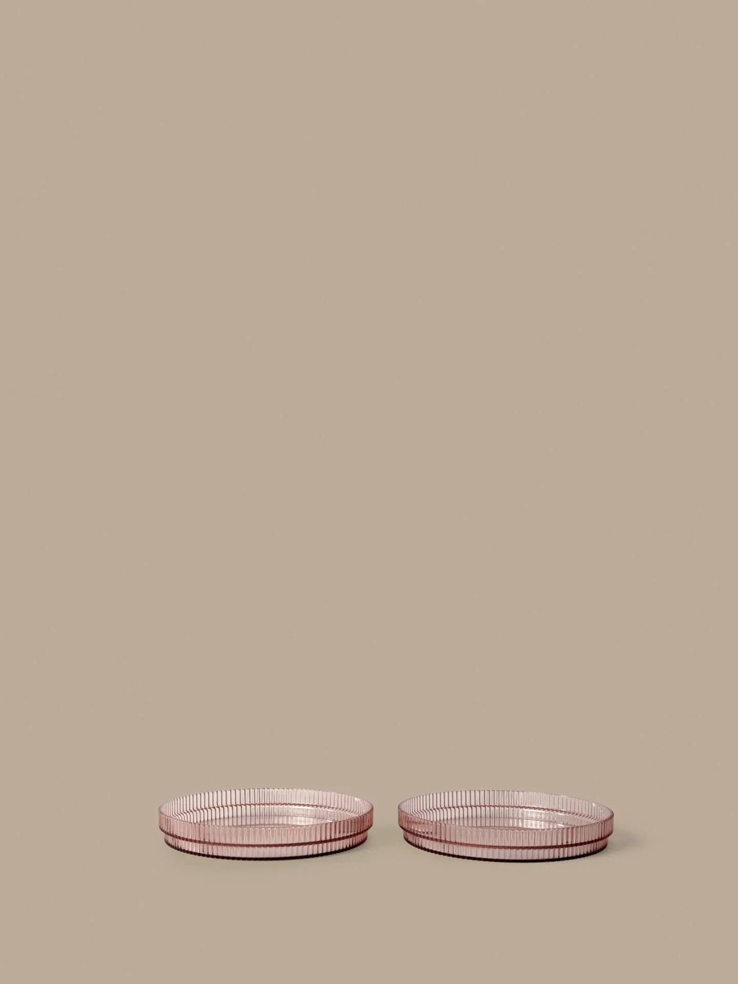 Ripple Kids Teller, Blush, 2-teilig Ferm Living