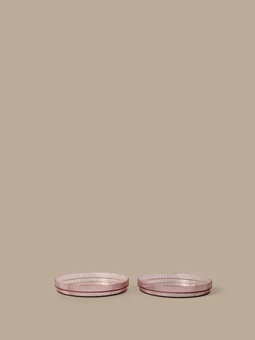Ripple Kids Teller - Blush, 2-teilig - Ferm Living