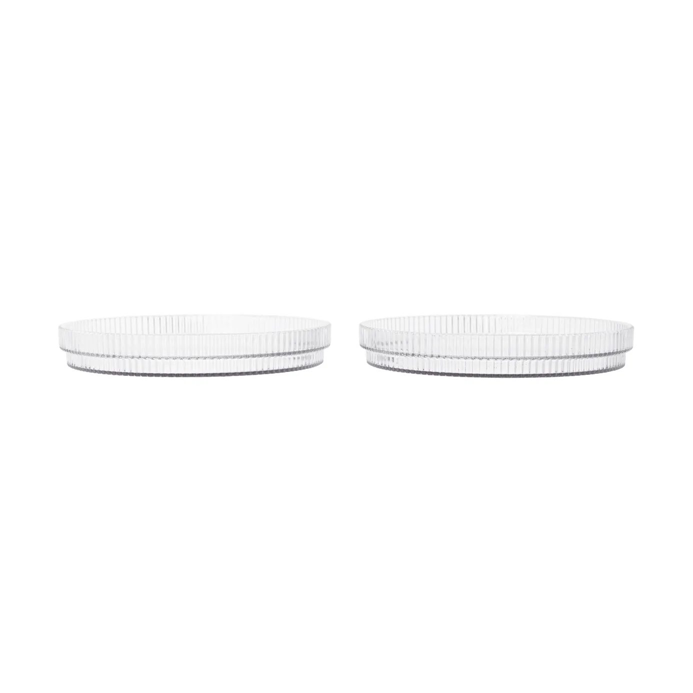 Ripple Kids Teller, Clear, 2-teilig Ferm Living