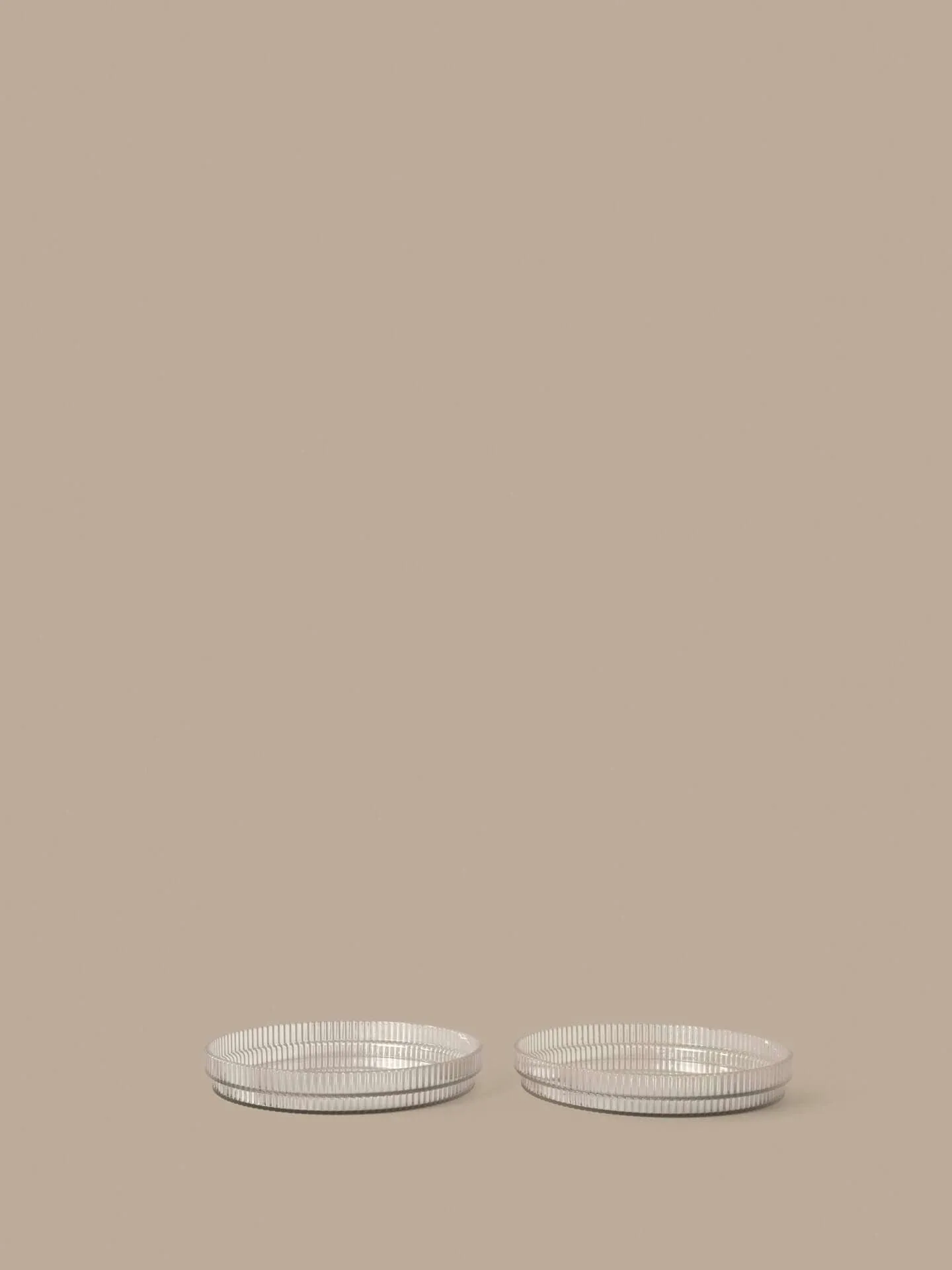 Ripple Kids Teller, Clear, 2-teilig Ferm Living