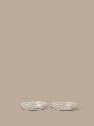 Ripple Kids Teller - Clear, 2-teilig - Ferm Living