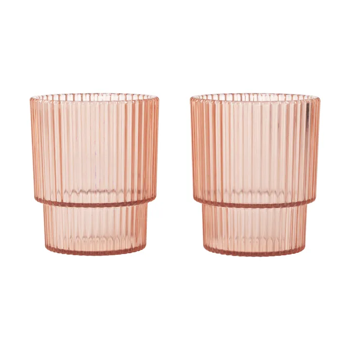 Ripple Kinder-Glas - Blush, 2-teilig - Ferm Living