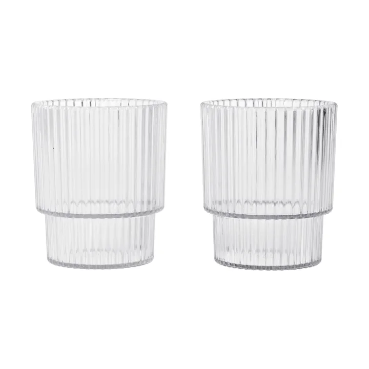 Ripple Kinder-Glas - Clear, 2-teilig - Ferm Living