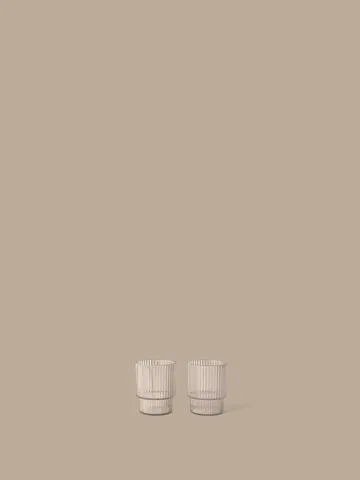 Ripple Kinder-Glas - Clear, 2-teilig - Ferm Living
