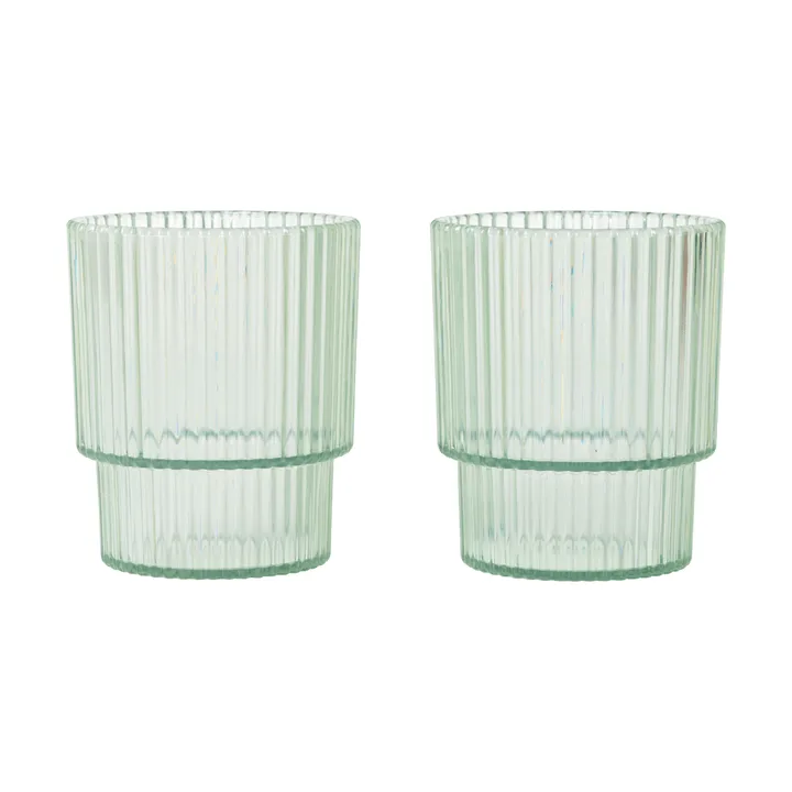 Ripple Kinder-Glas - Teagrün, 2er-Pack - Ferm Living