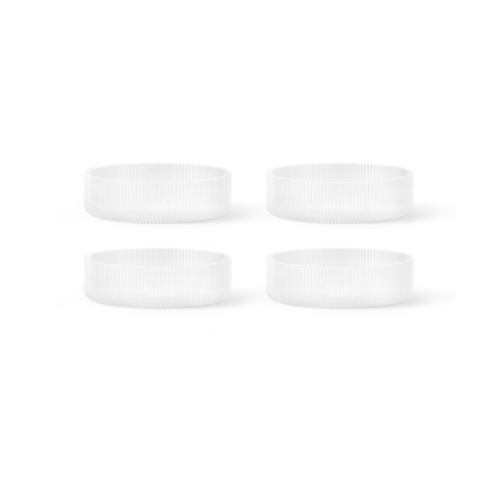 Ripple Müslischüssel 4er-Pack, Frosted Ferm Living