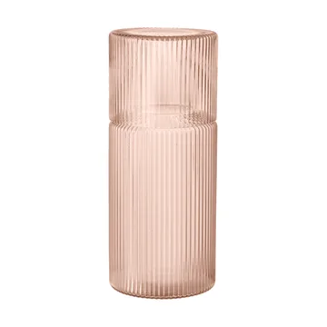 Ripple small Karaffe Set - Blush - Ferm Living