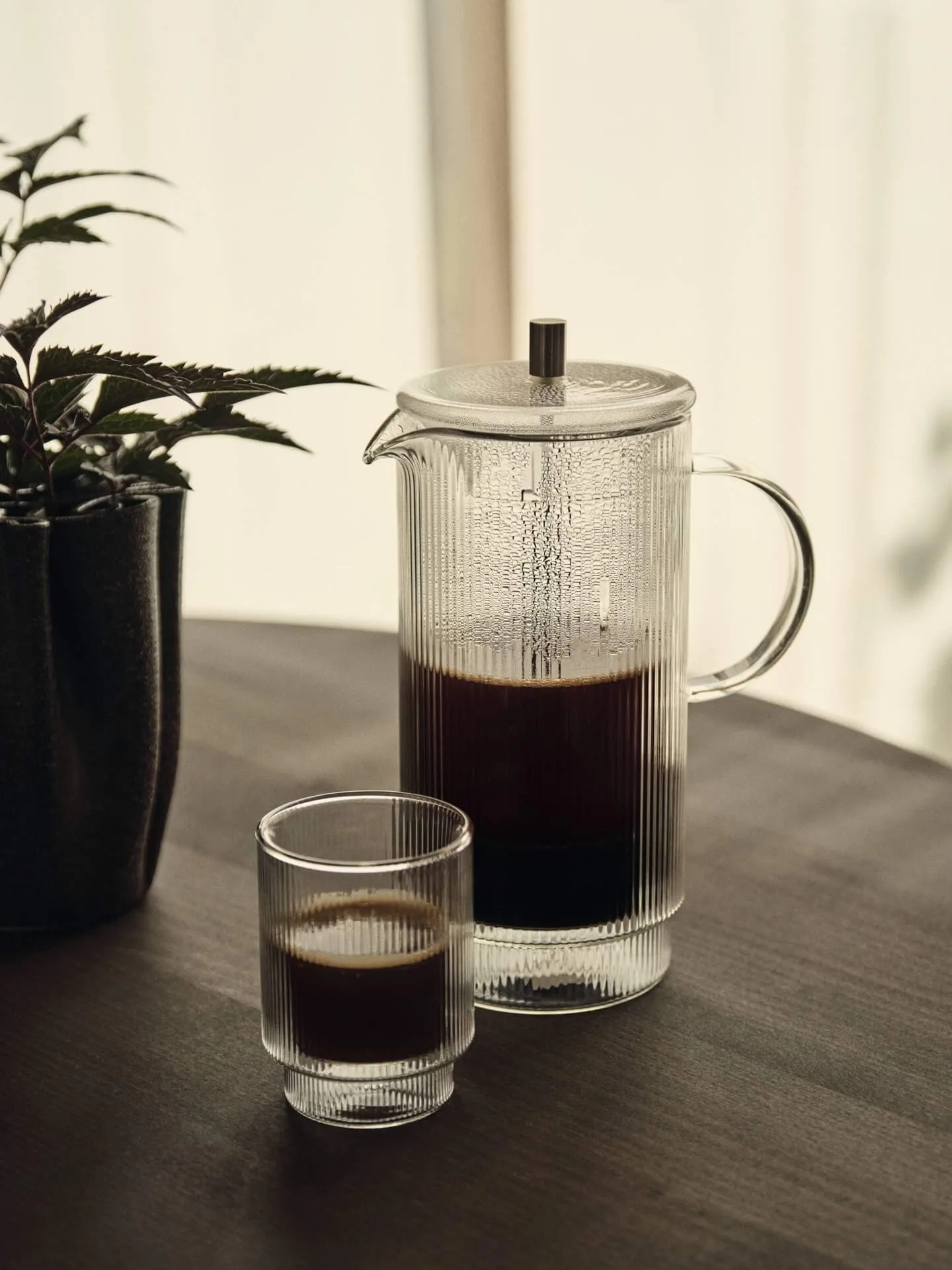 Ripple Thermal Presskanne, Clear Ferm Living