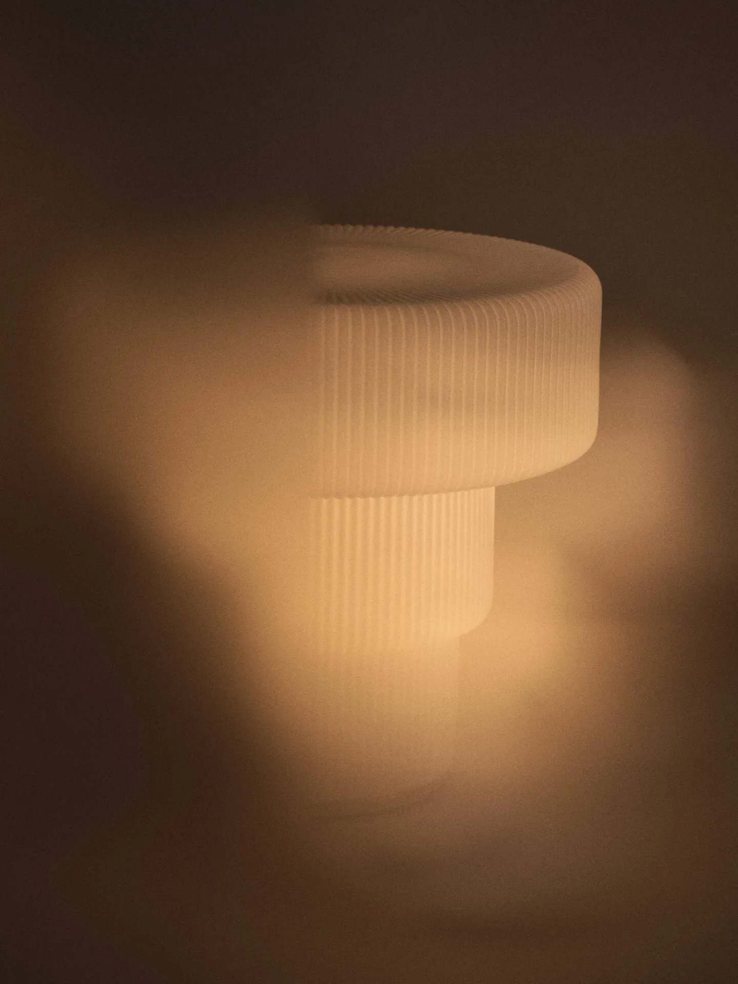 Ripple Tischlampe, Weiß, Ø28x28 cm Ferm Living