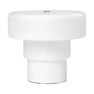Ripple tragbare Tischleuchte - Weiß, 16,5 cm - Ferm Living