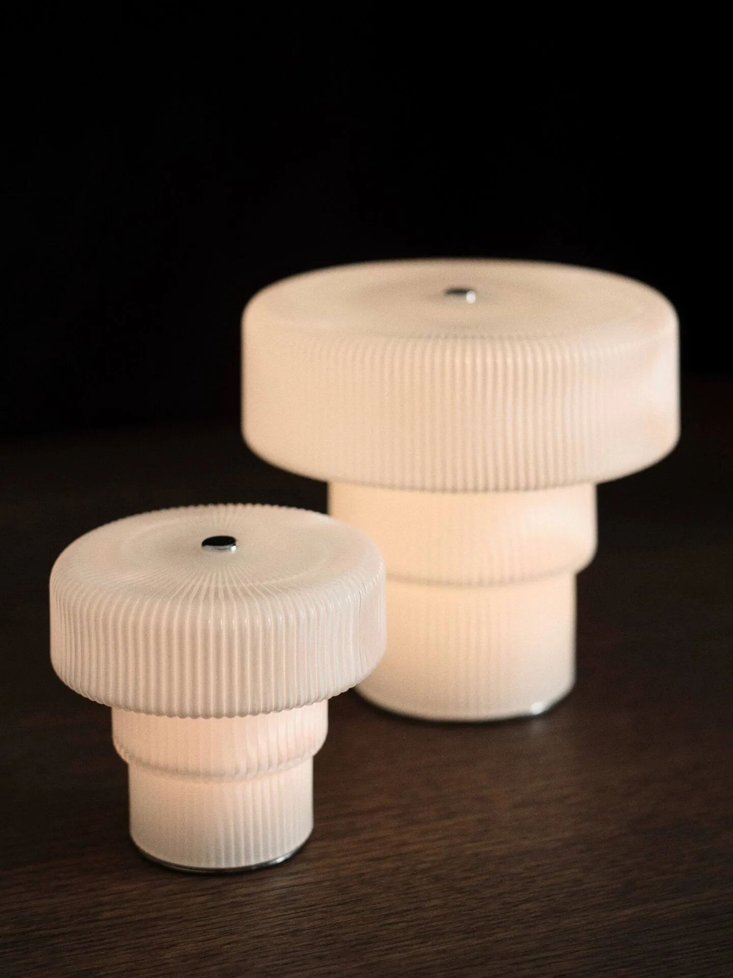 Ripple tragbare Tischleuchte, Weiß, 16,5 cm Ferm Living