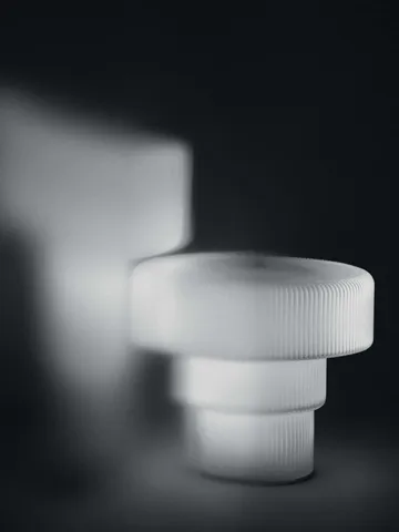 Ripple tragbare Tischleuchte - Weiß, 16,5 cm - Ferm Living
