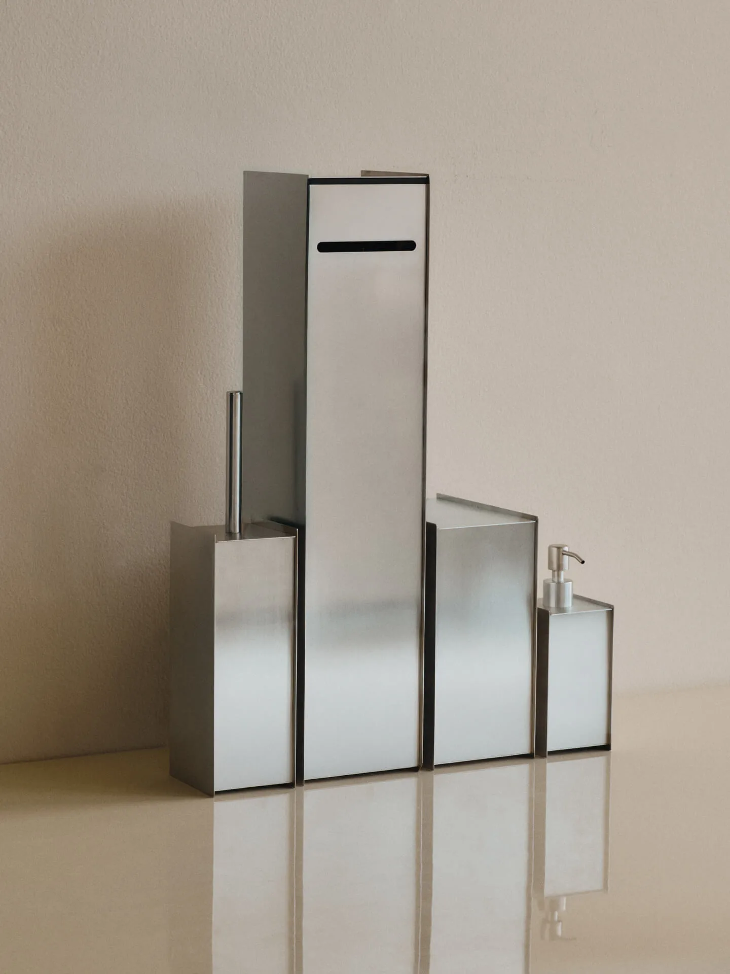 Sama Treteimer, Brushed stainless steel Ferm Living