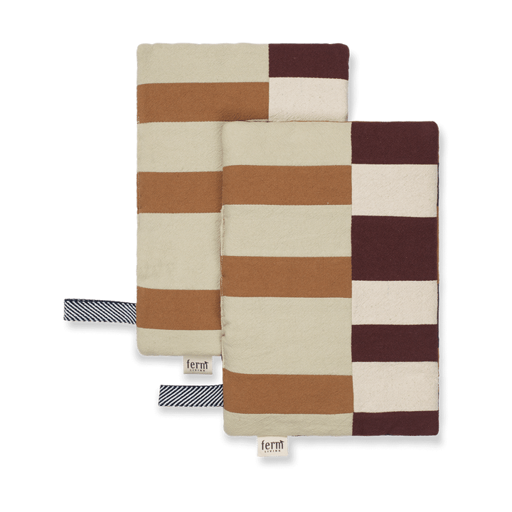 Section Topflappen 2er Pack, Patchwork ferm LIVING