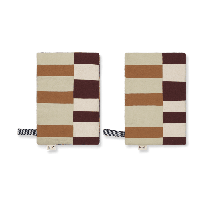 Section Topflappen 2er Pack, Patchwork ferm LIVING