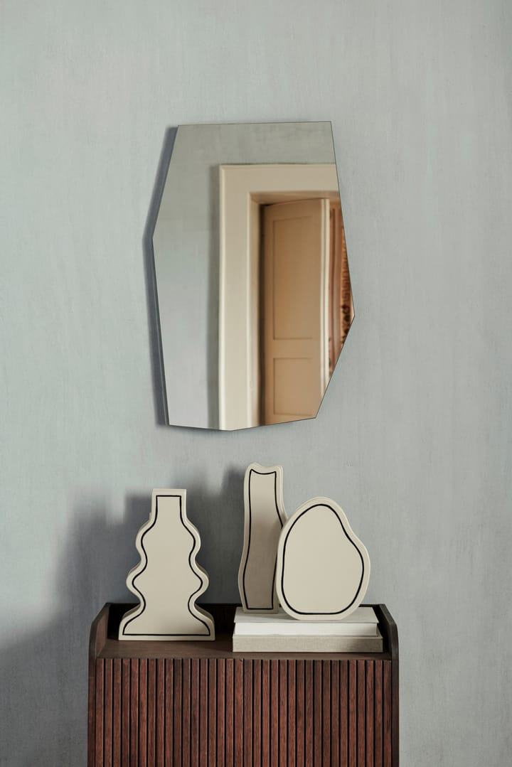 Shard Spiegel 50,5 x 76,4cm, Black Ferm Living