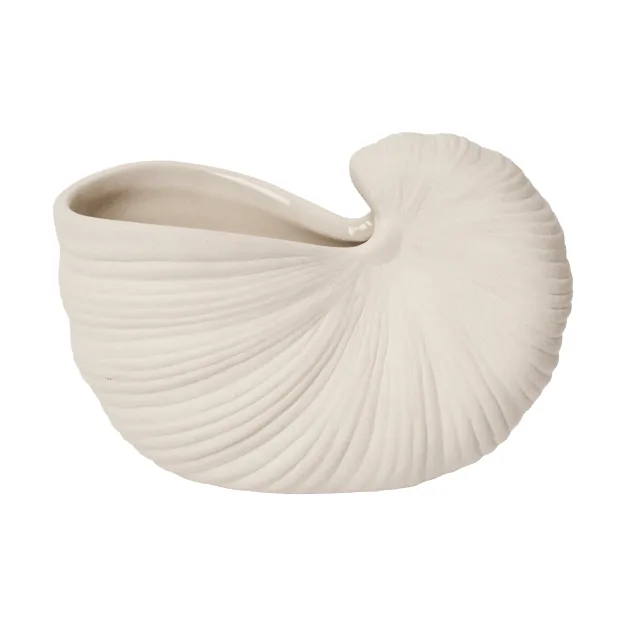 Shell pot - Off-white, 11x5,5x7,7 cm - Ferm Living