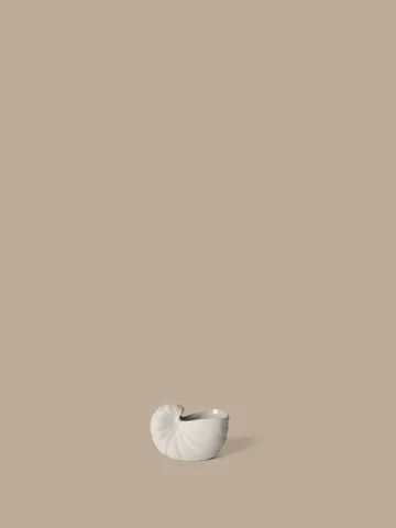 Shell pot - Off-white, 11x5,5x7,7 cm - Ferm Living