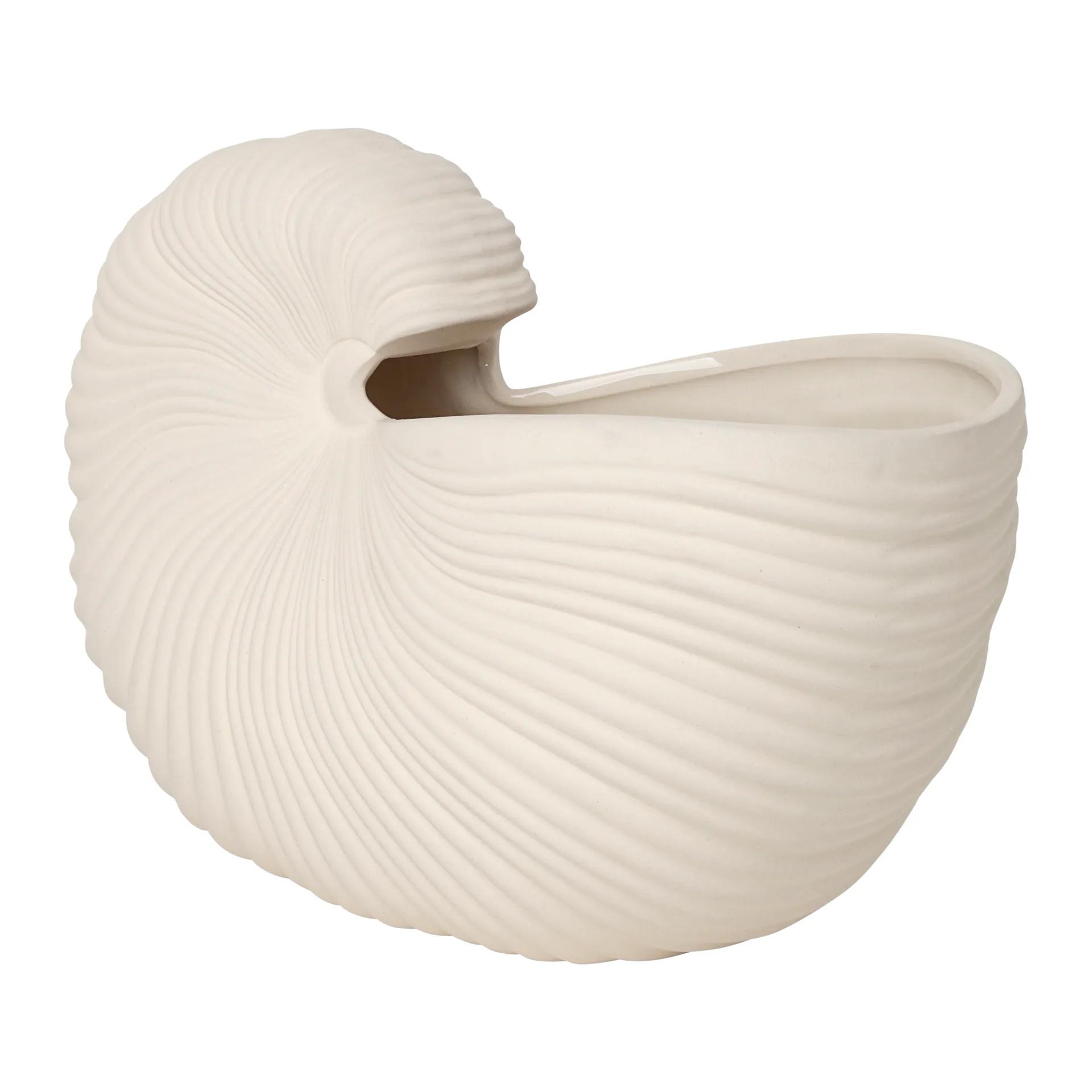 Shell pot, Off white, 31 x 15 x 21cm Ferm Living