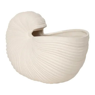 Shell pot - Off white, 31 x 15 x 21cm - Ferm Living