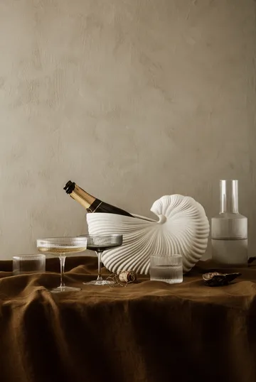 Shell pot - Off white, 31 x 15 x 21cm - Ferm Living