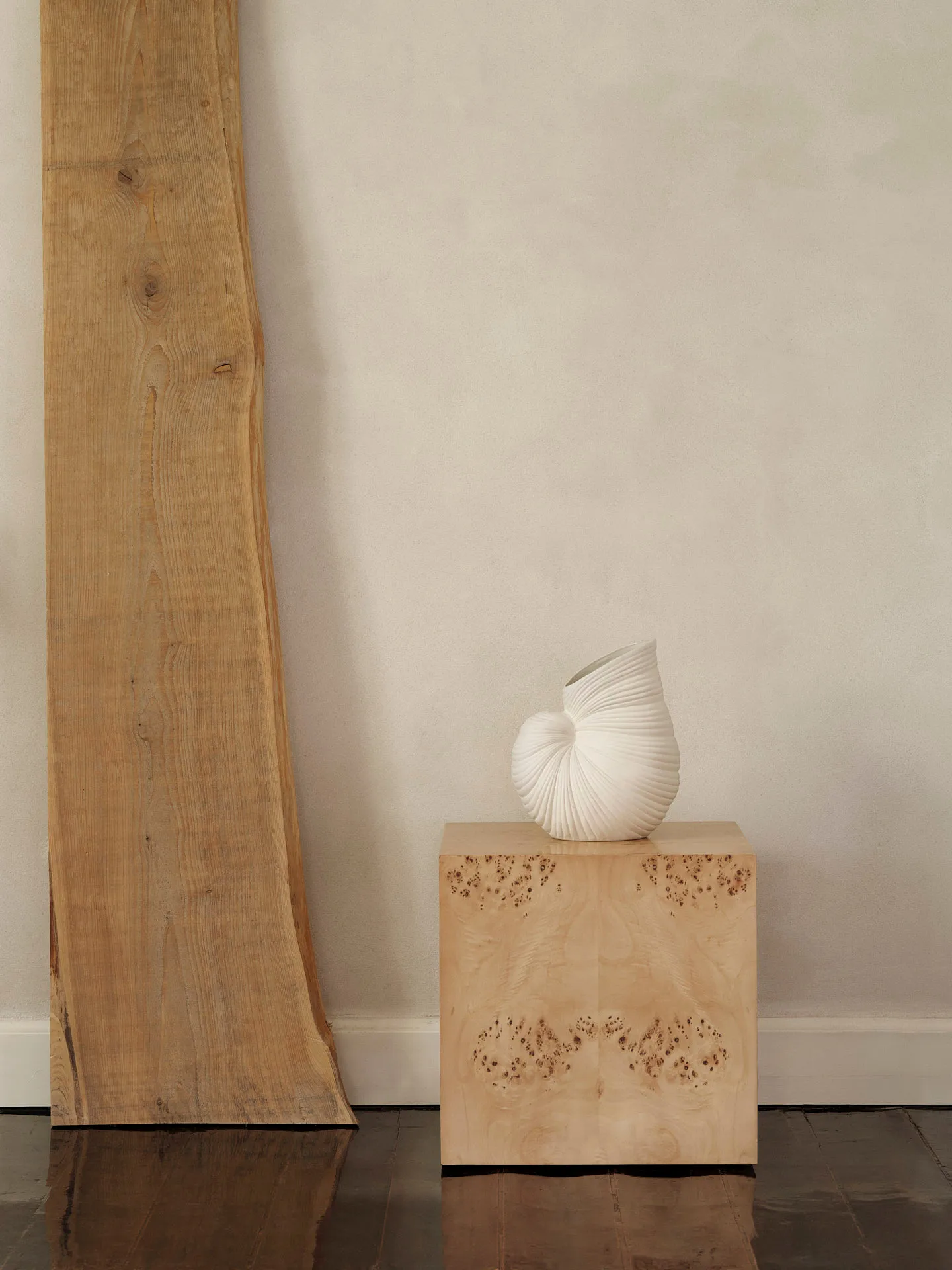 Shell Vase, Off white Ferm Living