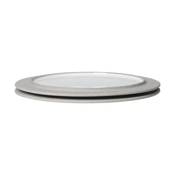 Sonae Teller 2er Pack - Grey-white, Ø25 cm - Ferm Living