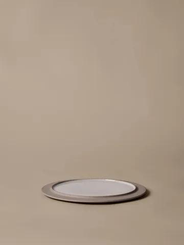 Sonae Teller 2er Pack - Grey-white, Ø28 cm - Ferm Living