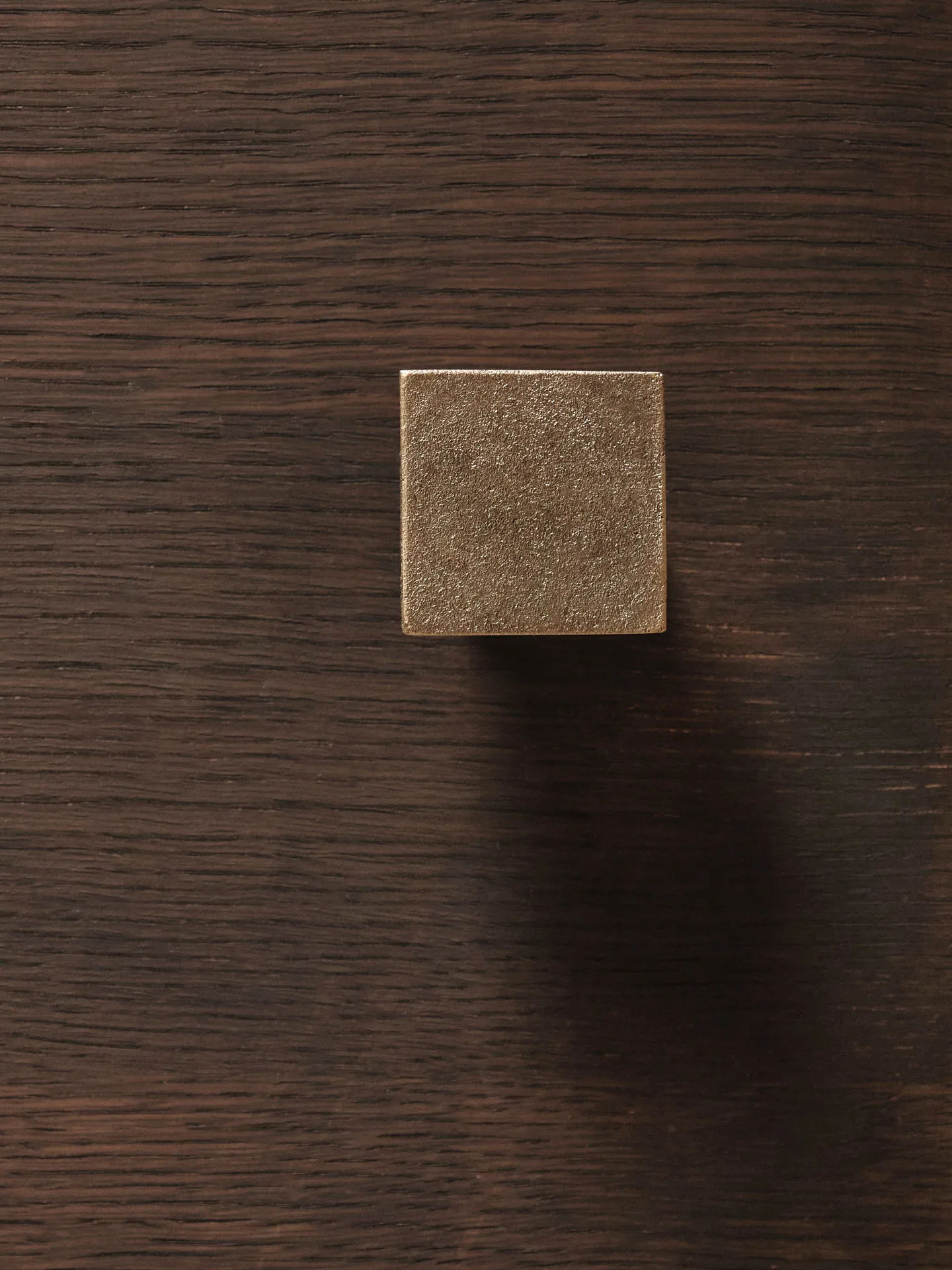 Square Haken large, Casted brass Ferm Living