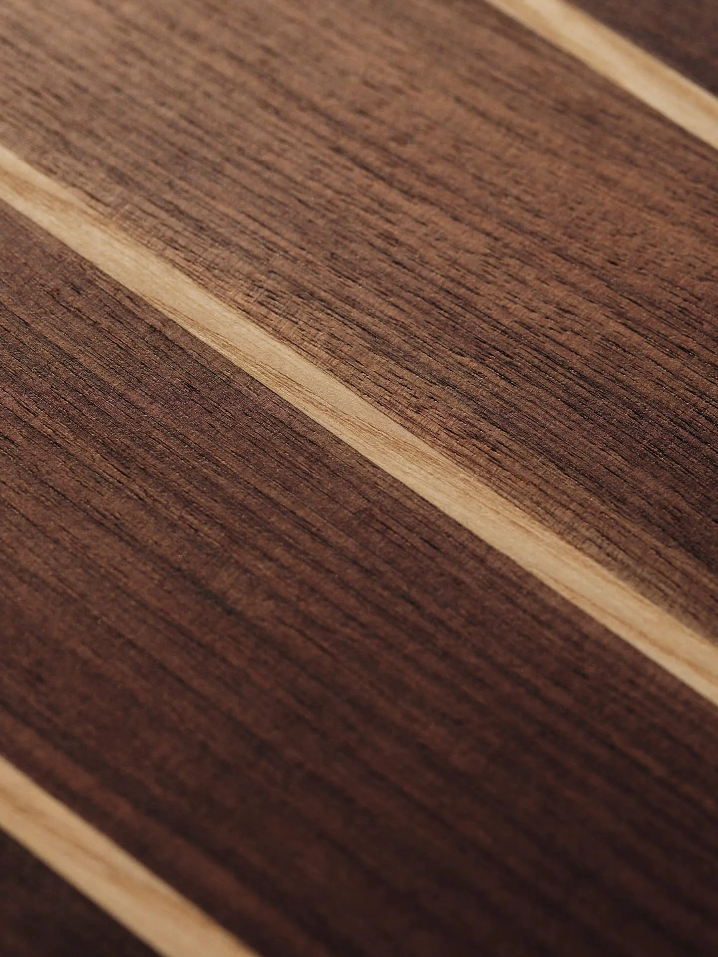 Stribe Schneidebrett fine 25x36 cm, Walnut-ash Ferm Living