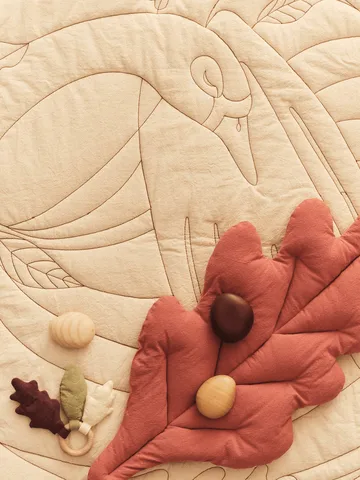 Swan Baby-Teppich - Natur, Ø100 cm - Ferm Living