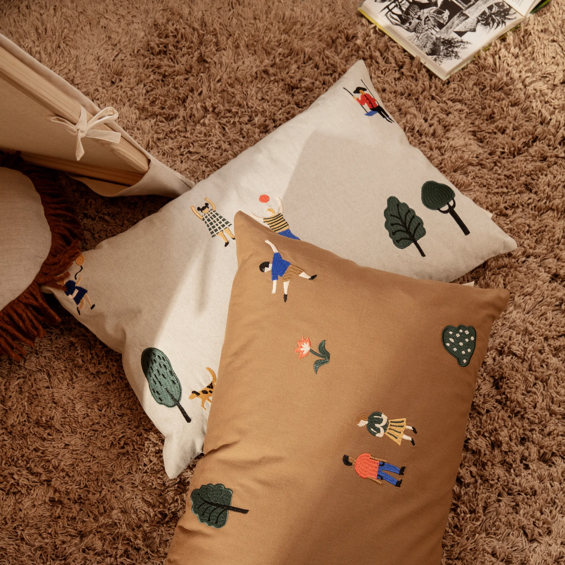 The Park Kissen 40 x 60cm, Natural Ferm Living