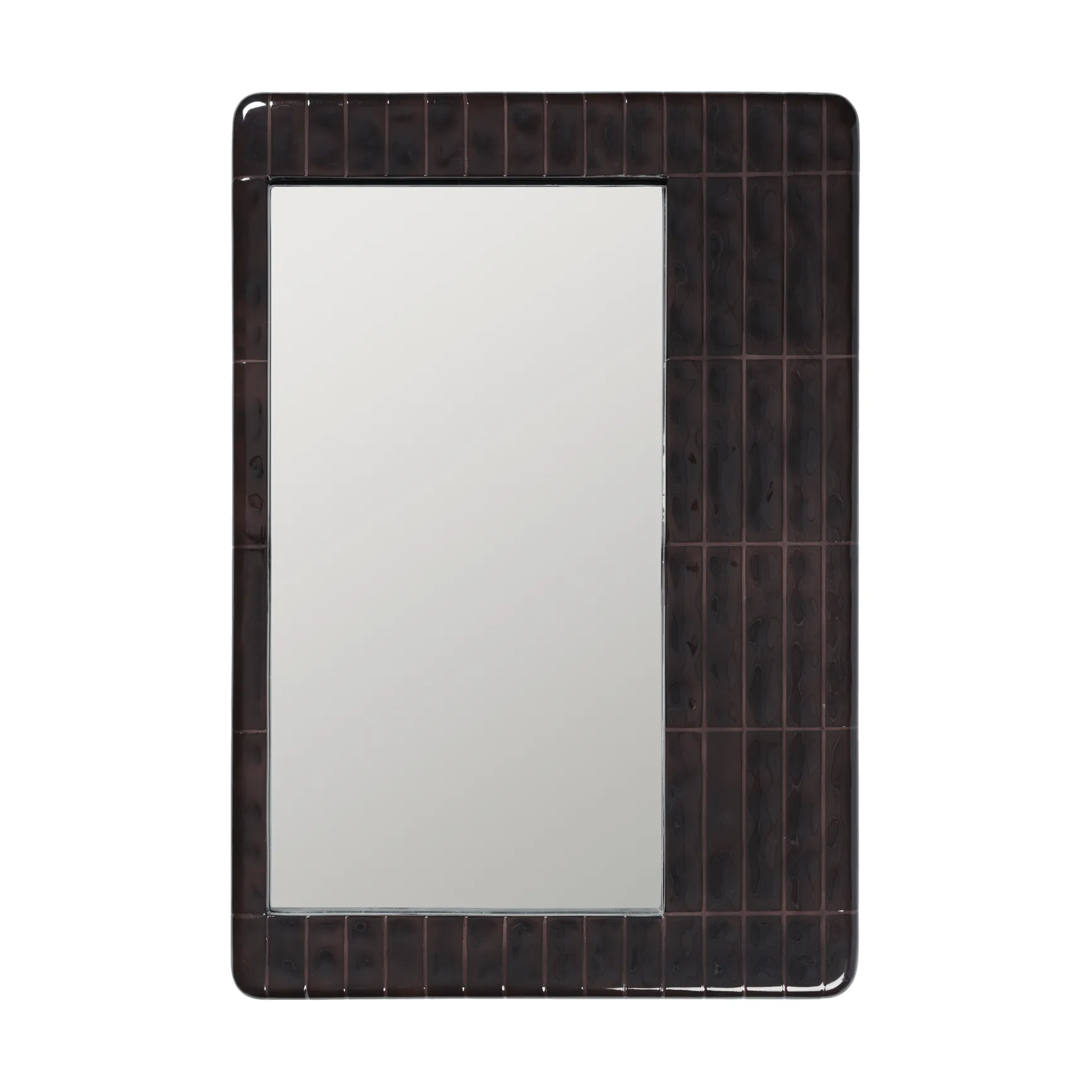 Tiling Spiegel, Dunkle Schokolade, 59x85 cm Ferm Living