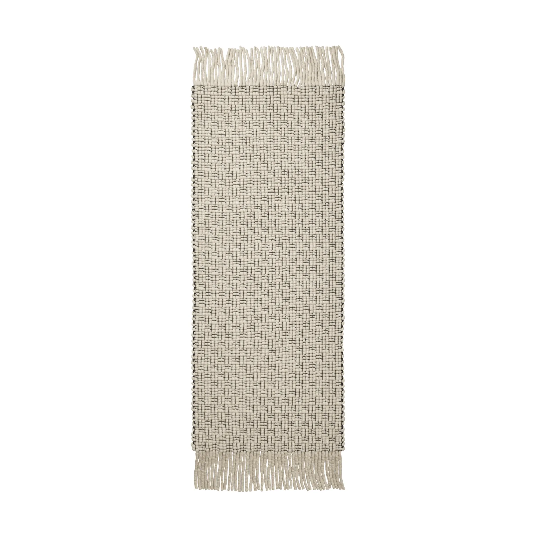 Udo Teppich, Off-white-Schwarz, 80x200 cm Ferm Living