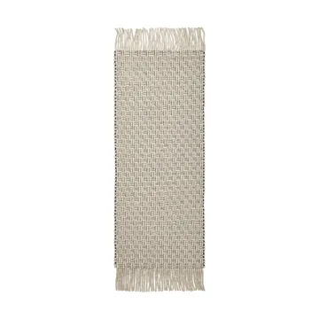 Udo Teppich - Off-white-Schwarz, 80x200 cm - Ferm Living